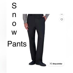 Men’s snow pants free country softshell ski pants, black color size small new